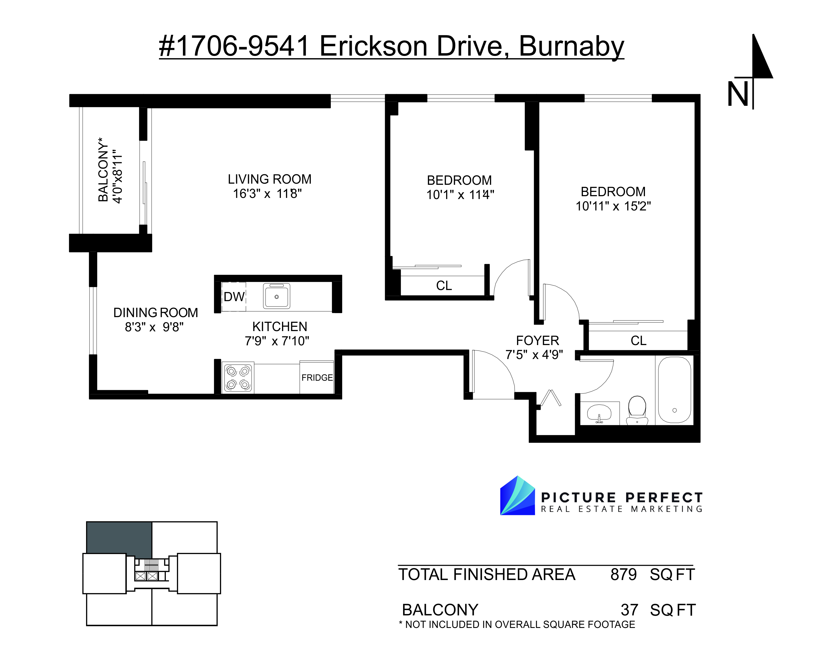 1706 - 9541 Erickson Drive, Burnaby, BC 3