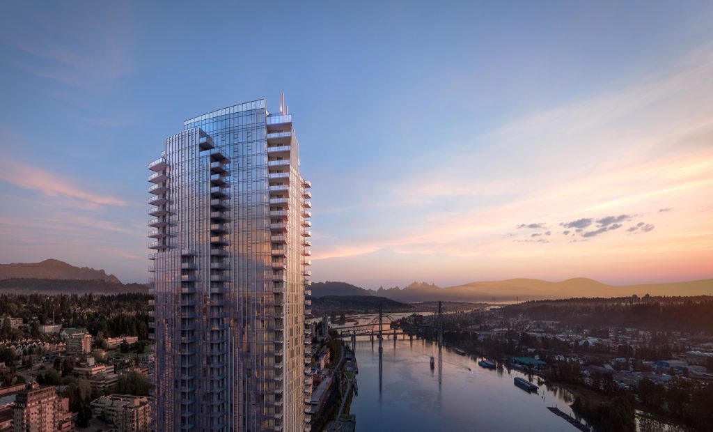 Pier West waterfront development in New Westminster