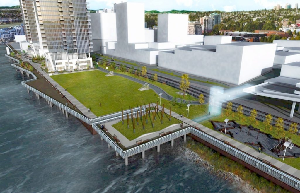 New Westminster Quayside waterfront