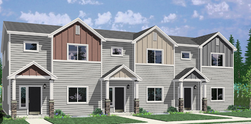 Examples of small-scale multi-unit housing including Burnaby zoning changes
