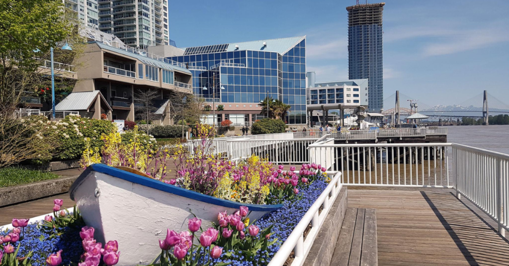 Buying a condo in New Westminster waterfront buildings along the Fraser River